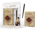 neuveden: Harry Potter Zápisník A5 s hůlkou Pobertův plánek