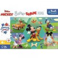 neuveden: Trefl Puzzle Super Shape XXL Mickey Mouse: Zábava 60 dílků