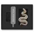 neuveden: Ozdoba na zápisník Moleskine - snake, zlatá