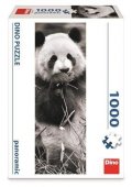 neuveden: Puzzle Panda v trávě 1000 dílků panoramic