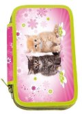 neuveden: Školní penál třípatrový - Cats
