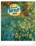 neuveden: Kalendář 2021 nástěnný: Claude Monet, 48 × 56 cm