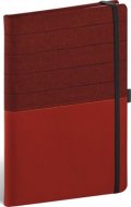 neuveden: Notes - Skiver červenovínový, linkovaný, 13 × 21 cm