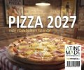 : Kalendář 2027 Pizza, malý stolní, týdenní, 13 x 15 cm