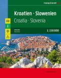 neuveden: AA Chorvatsko-Slovinsko A4 skr. spir. 1:150 000 / autoatlas