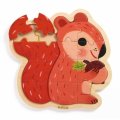 neuveden: DJECO Dřevěné puzzle Puzzlo Veverka