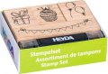 neuveden: HEYDA Sada narozeninových razítek 4 ks