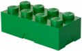 neuveden: Svačinový box LEGO - tmavě zelený