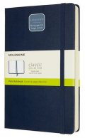 neuveden: Zápisník Moleskine Expanded - tvrdé desky, L, čistý - modrý