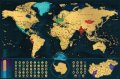 neuveden: Stírací mapa světa - maďarská verze