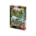 -: Puzzle Jurský svět 2x48 dílků