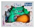neuveden: Kosmetická sada pro děti DINO (šumivá bomba, vodní pistolka)