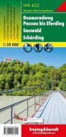 neuveden: WK 432 Donauradweg Passau-Eferding 1:50 000 / turistická mapa