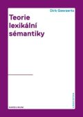 Geeaerst Dirk: Teorie lexikální sémantiky