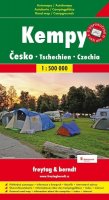neuveden: Česko kempy automapa 1:500 000