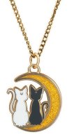 -: Sailor Moon Náhrdelník Cats on the Moon