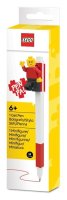 -: LEGO® Gelové pero s minifigurkou, červené