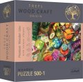 neuveden: Trefl Wood Craft Origin Puzzle Barevné koktejly 501 dílků - dřevěné