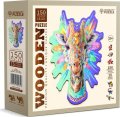 neuveden: Dřevěné puzzle Elegantní žirafa 150 dílků