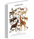 : Spirálový blok Animalium - Sudokopytníci, čistý, A5