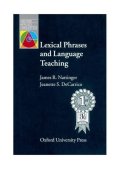 Nattinger James R.: Oxford Applied Linguistics Lexical Phrases and Language Teaching