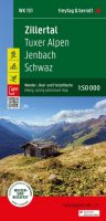 neuveden: Zillertal 1:50 000 / turistická a cykloturistická mapa