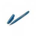 neuveden: Popisovač Pentel Touch Brush - světle modrý
