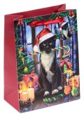 : Dárková taška - vánoční Střední Lisa Parker Kočka Krampus