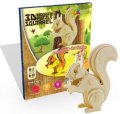neuveden: NiXiM Dřevěné 3D puzzle/Veverka