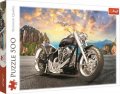 neuveden: Trefl Puzzle Černá motorka / 500 dílků