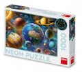 neuveden: Puzzle Planety 1000 dílků neon