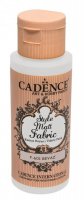neuveden: Textilní barva Cadence Style Matt Fabric - bílá / 50 ml