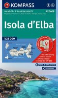 : Ostrov Elba 1:25 000 / turistická mapa KOMPASS 2468
