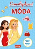 : Samolepková móda - modrý sešit / modrý zošit