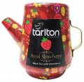 neuveden: TARLTON Tea Pot Royal Strawberry - sypaný černý čaj s kousky ovoce v plecho