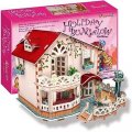 neuveden: Puzzle 3D Chatka pro panenky / led - 114 dílků