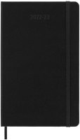 neuveden: Moleskine Diář 2022-2023 černý L, denní, tvrdý