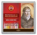 neuveden: Koh-i-noor souprava akvarelových pastelek MONDELUZ - Portrét 24 ks v dřevěn