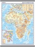 neuveden: Afrika - školní nástěnná obecně zeměpisná mapa , 1:10 mil./96x136 cm