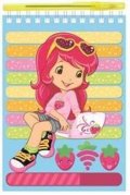 neuveden: Strawberry - Psací sada (Blok A5 s vazbou TW + kuličkové pero)