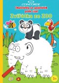 -: Omalovánky se spojováním podle čísel Zvířátka ze ZOO
