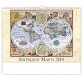 neuveden: Kalendář nástěnný 2019 - Antique Maps