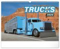neuveden: Kalendář 2024 nástěnný: Trucks, 48 × 33 cm