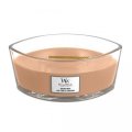 neuveden: WoodWick Golden Milk svíčka loď 453,6g