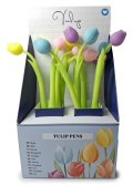 -: Propiska s tenkým hrotem - Tulipány (mix)