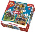 neuveden: Trefl Puzzle Požárník Sam 3v1 (20,36,50 dílků)