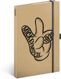neuveden: Notes -Mickey Craft linkovaný, 13 × 21 cm