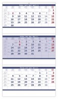 neuveden: Kalendář nástěnný 2019 - Tříměsíční skl