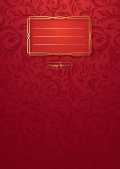 neuveden: Sešit Premium červené ornamenty A5 - Sešity