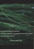 kolektiv autorů: Sustainable development indicators, Theoretical approaches and experience i